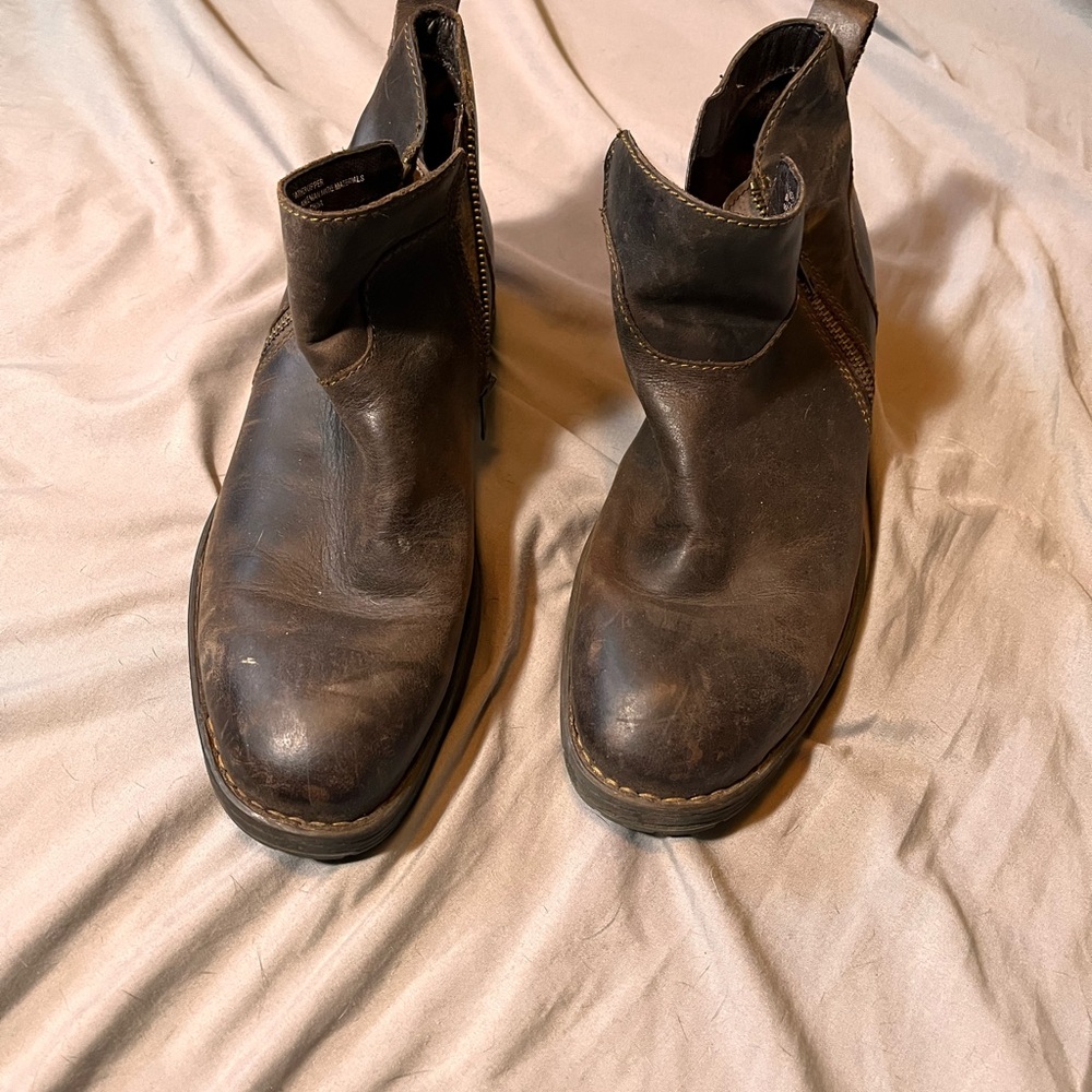 Men's Brown Leather Boots - Born